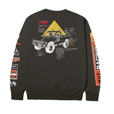 HUF Worldwide HUF X Toyota Concept Crewneck Fleece Black