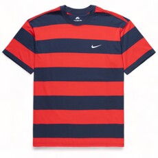 Nike SB Nike SB Striped Embroidered Skate Tee University Red/Navy Blue