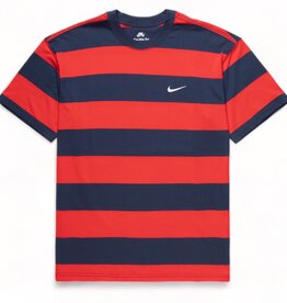 Nike SB Nike SB Striped Embroidered Skate Tee University Red/Navy Blue