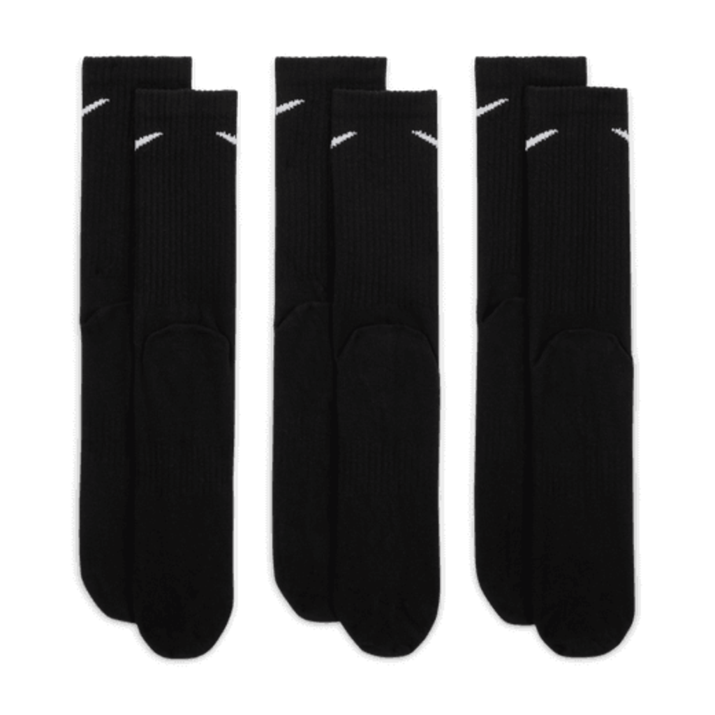 Nike SB Nike SB Everyday Plus Cushioning Crew Socks Black (3 Pack)