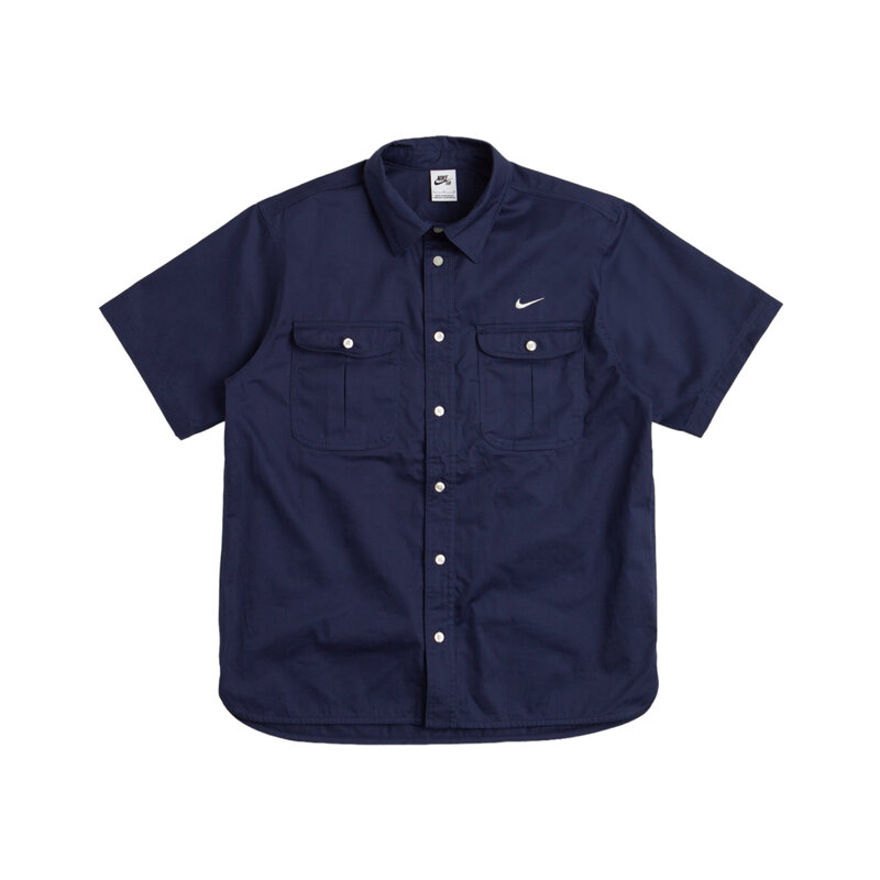 Nike SB Nike SB S/S Woven Skate Button Up Midnight Navy