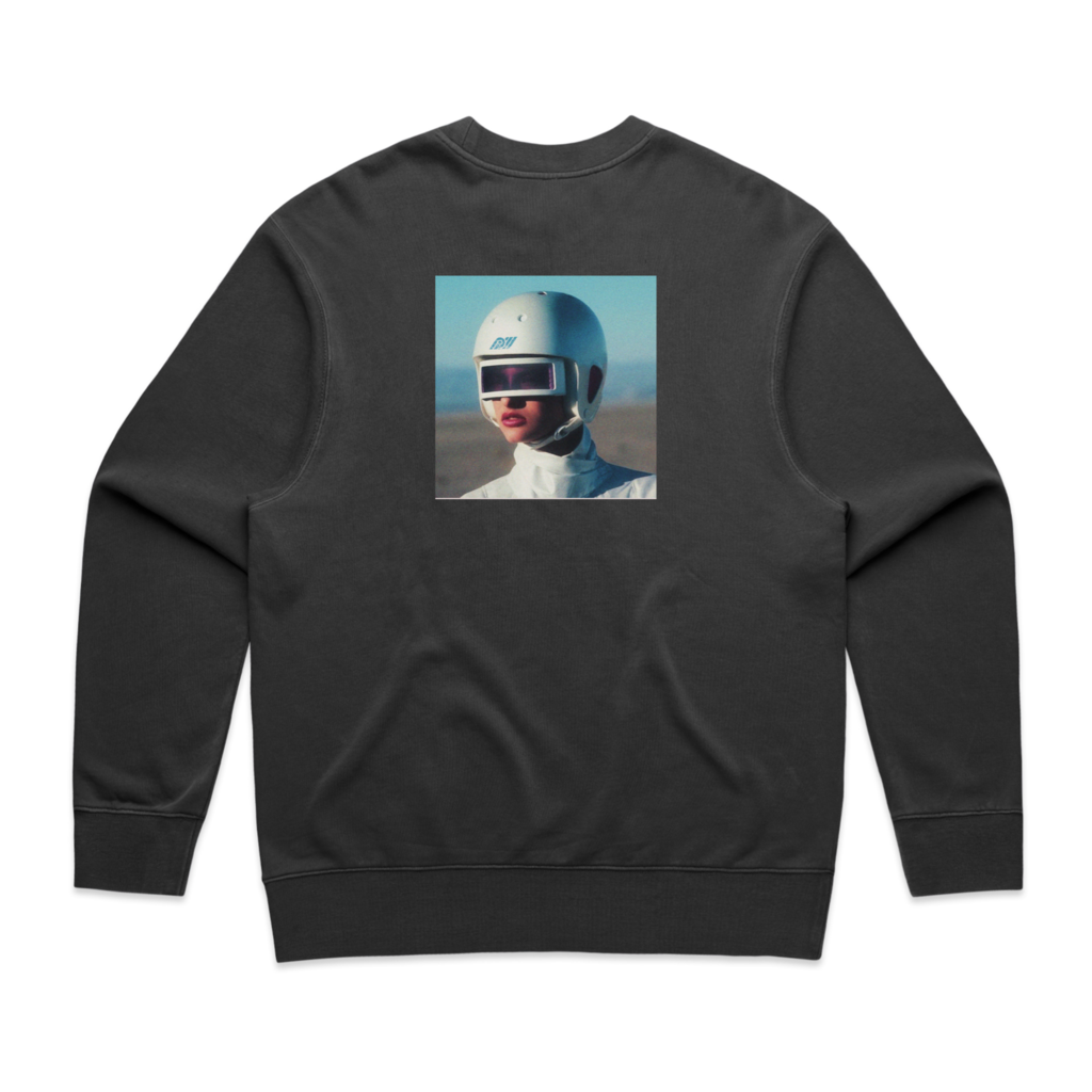 Post Modern Post Modern Astro Girl 5.0 Fleece Crewneck Faded Black