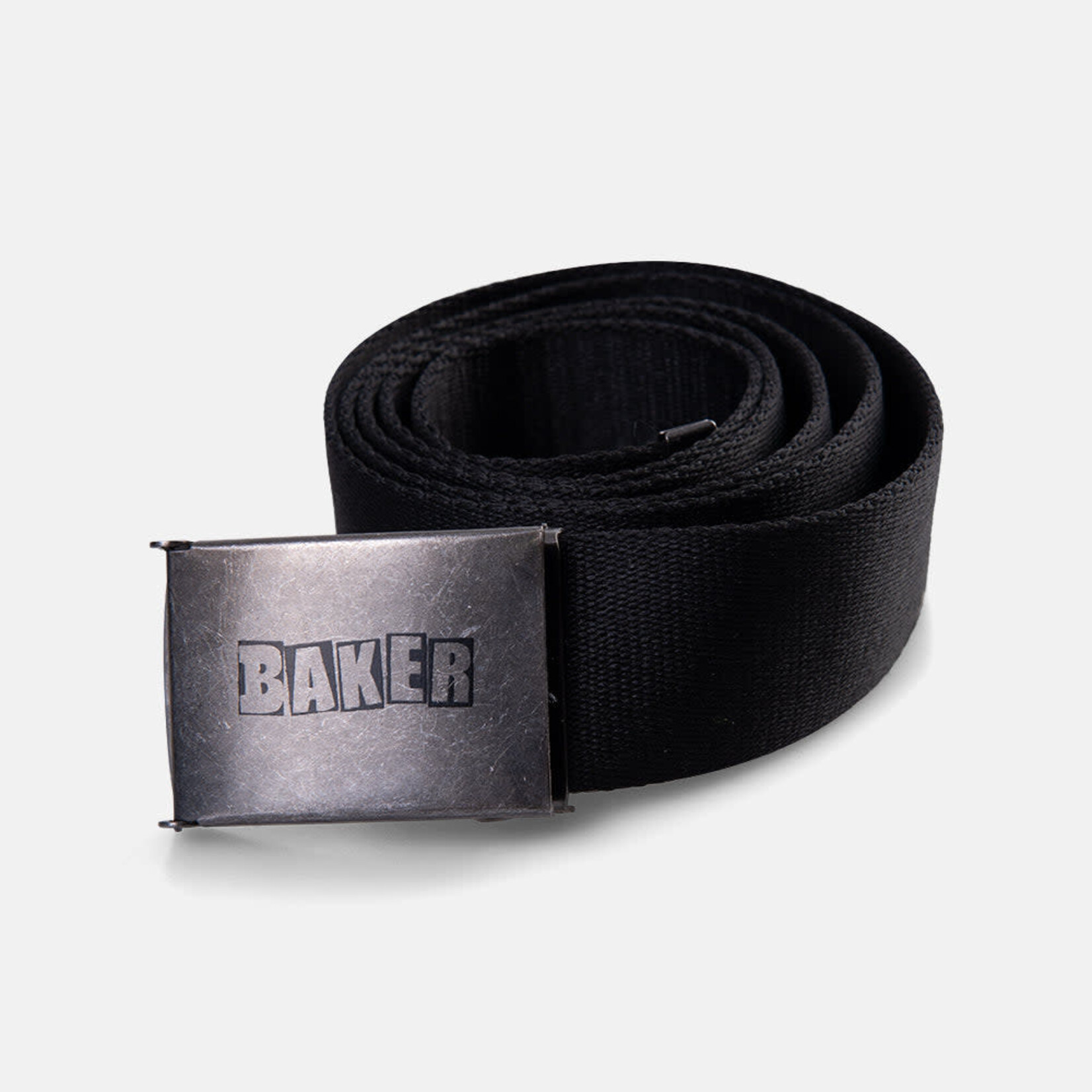 Baker Baker Brand Logo Black Web Belt