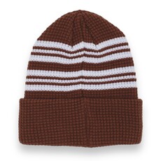 Fucking Awesome FA Cursive Waffle Cuff Beanie Brown
