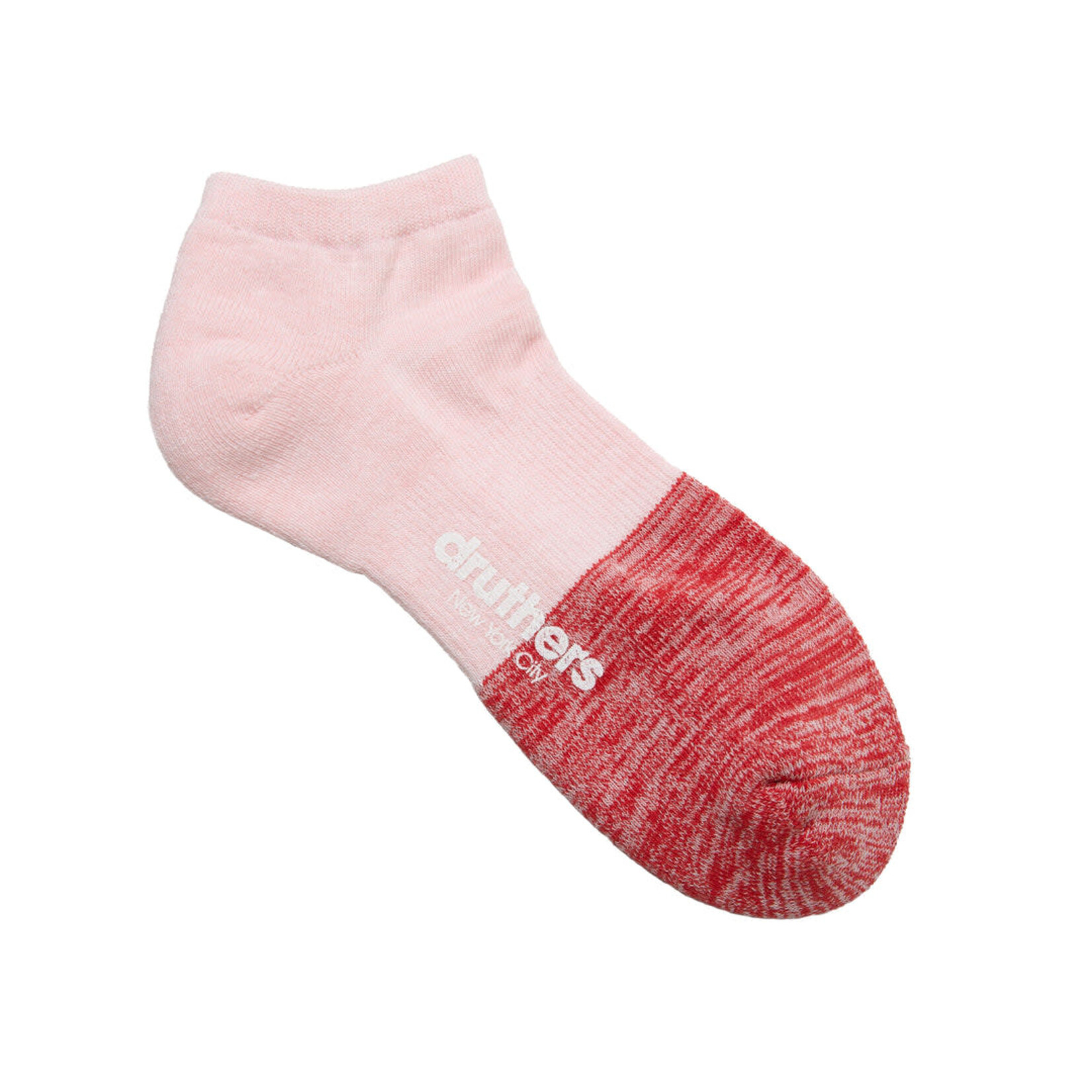 Druthers NYC Druthers Organic Cotton Everyday Blocked Ankle Sock Bubble Gum