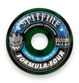 Spitfire Spitfire Formula Four 99 Conical Full Green/Black Wheels 52mm