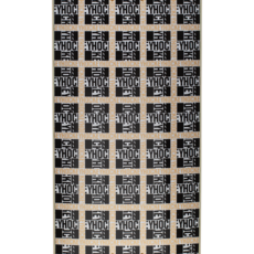 Hockey Hockey Plaid Gold Shape 1 Deck 8.5”