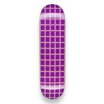 Hockey Hockey Plaid Purple Shape 2 Deck 8.25”