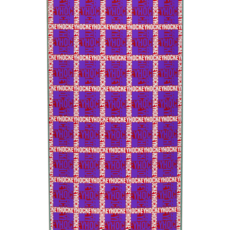 Hockey Hockey Plaid Purple Shape 2 Deck 8.25”