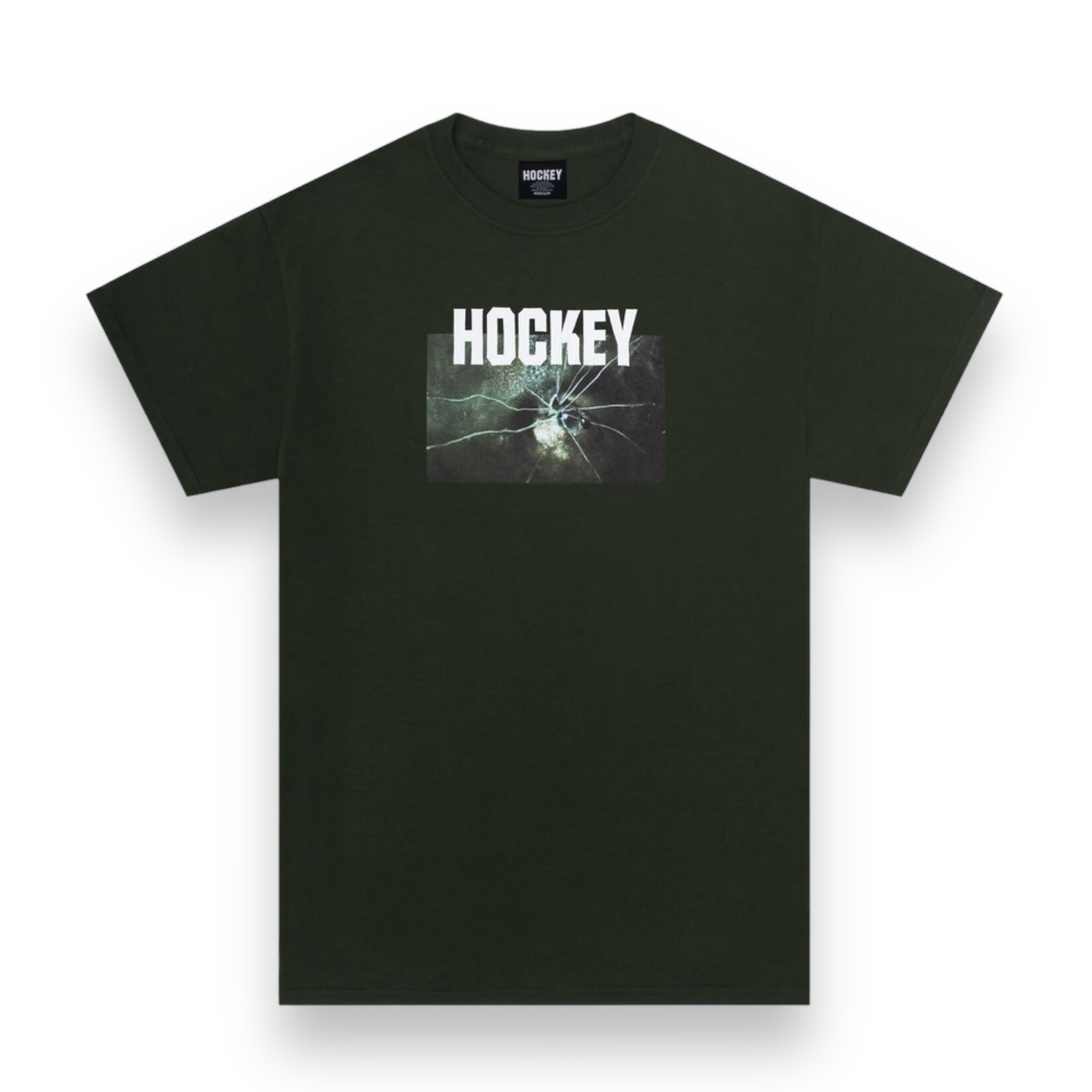 Hockey Hockey Thin Ice Tee Dark Green