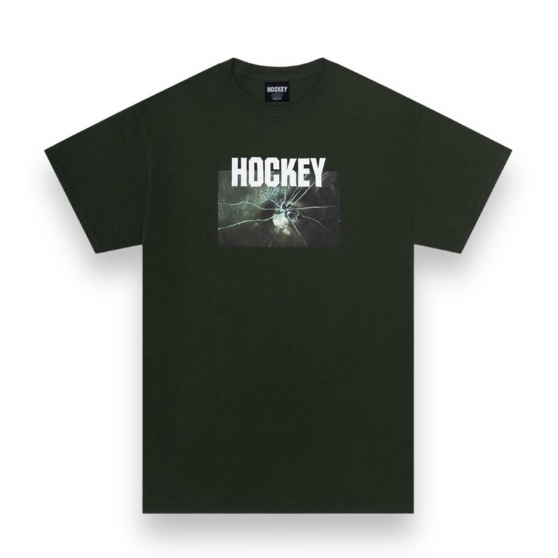 Hockey Hockey Thin Ice Tee Dark Green