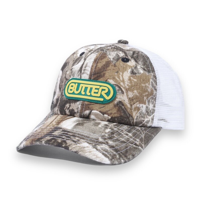 Butter Goods Butter Denim Trucker Cap Forest Camo