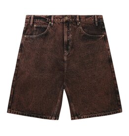 Butter Goods Butter Applique Denim Shorts Acid Brown