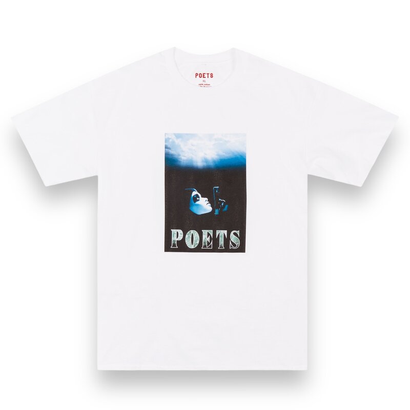 POETS POETS BRAND Thanks A Lot Tee White