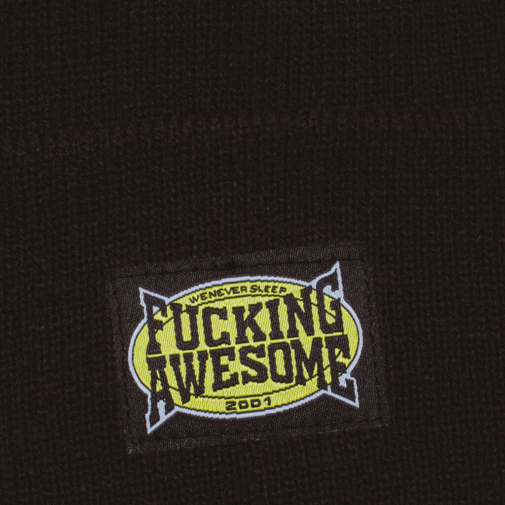 Fucking Awesome FA KO Cuff Beanie Black