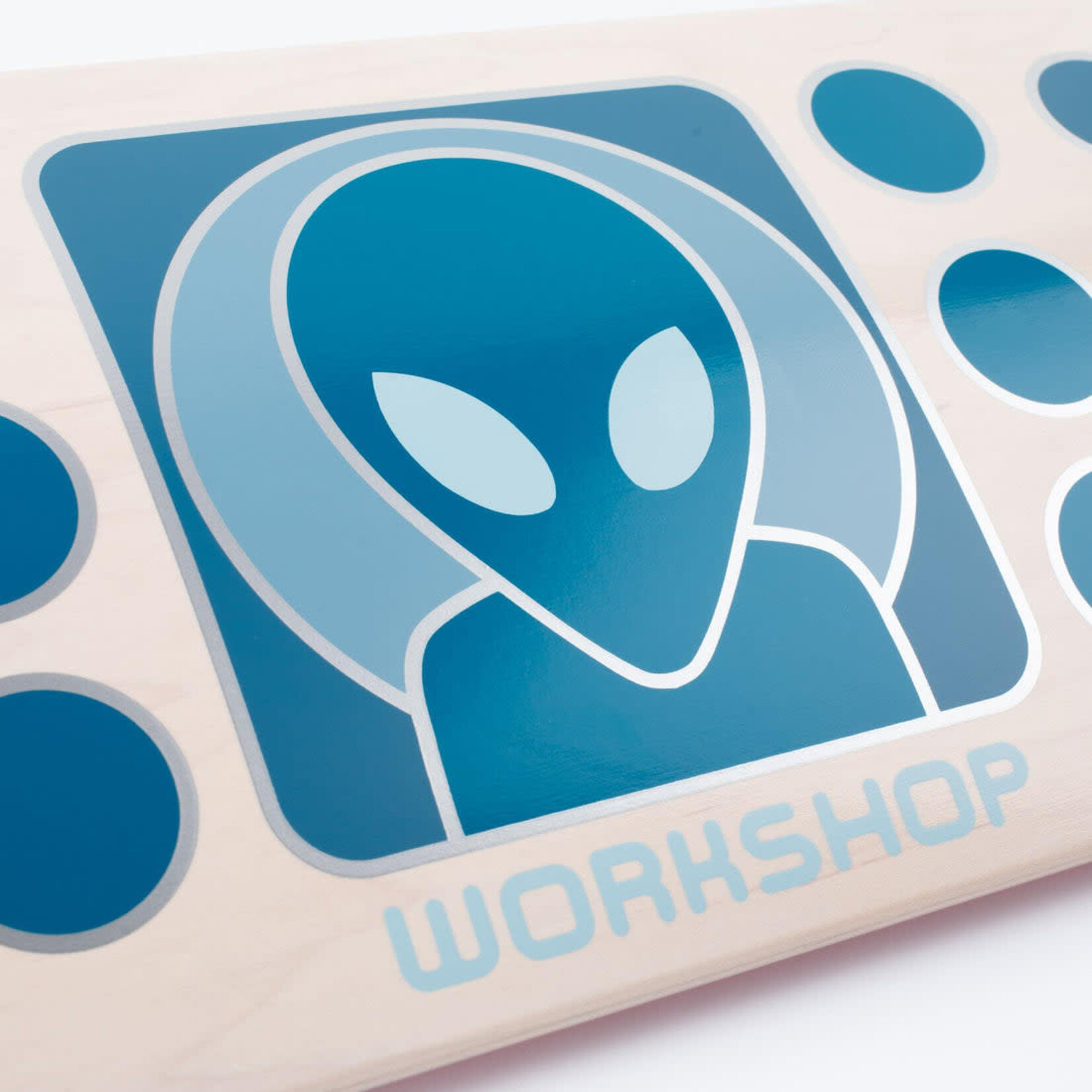 Alien Workshop Alien Workshop Dot Fade White Wash TWIN Tail Deck 8.25”