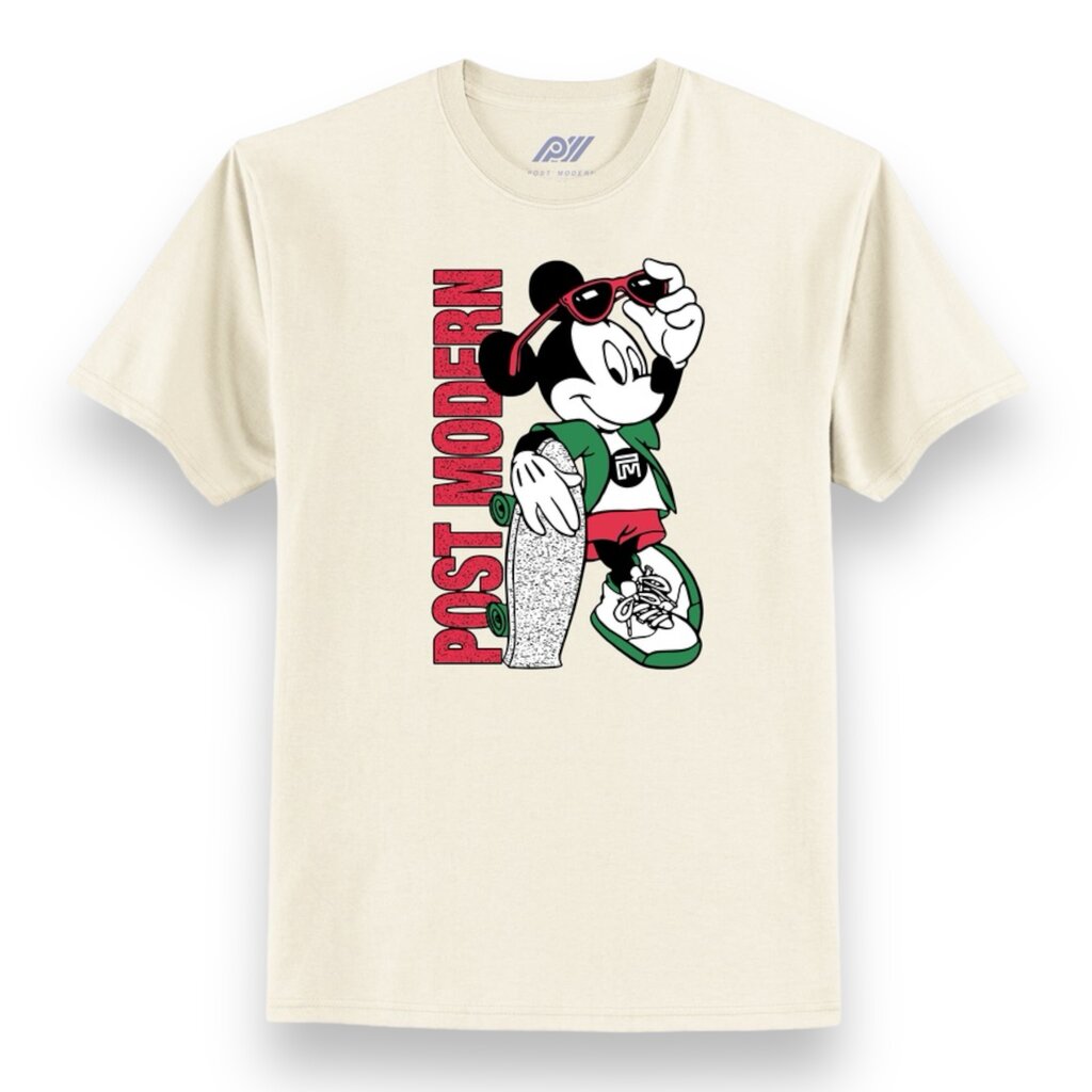 Post Modern Post Modern SK8 Mouse Tee Natural