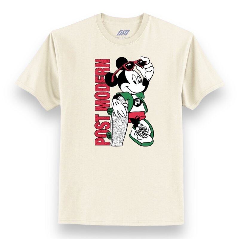 Post Modern Post Modern SK8 Mouse Tee Natural