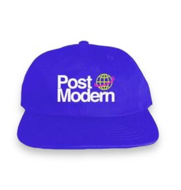 Post Modern Post Modern Embroidered Planet Logo Baseball Cap (Royal Blue)