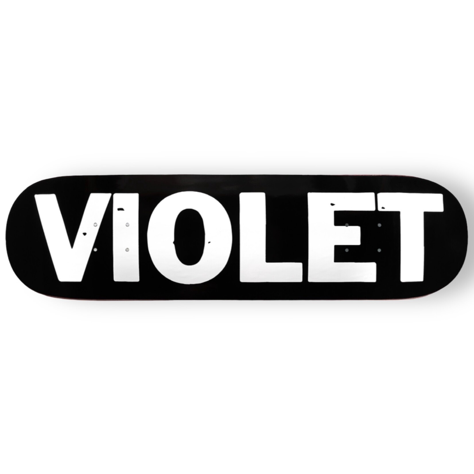 IT'S VIOLET! VIOLET Crew Deck Black/White 8.25”
