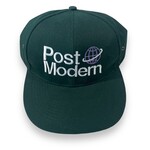 Post Modern Post Modern Embroidered Planet Logo Baseball Cap - Dark Green
