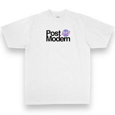 Post Modern Post Modern Globe Logo Tee White
