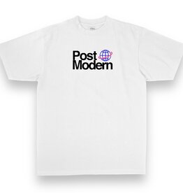 Post Modern Post Modern Globe Logo Tee White