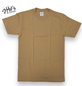 Shaka Wear Shaka Wear SHMHSS Crewneck 7.5 Oz Heavyweight T-Shirt Khaki