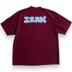 IRAK IRAK Puff Tee Mock Neck Ruby