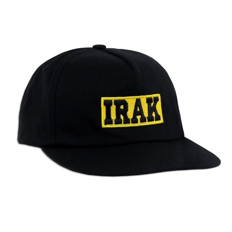 IRAK IRAK Reverse Logo Snapback Black