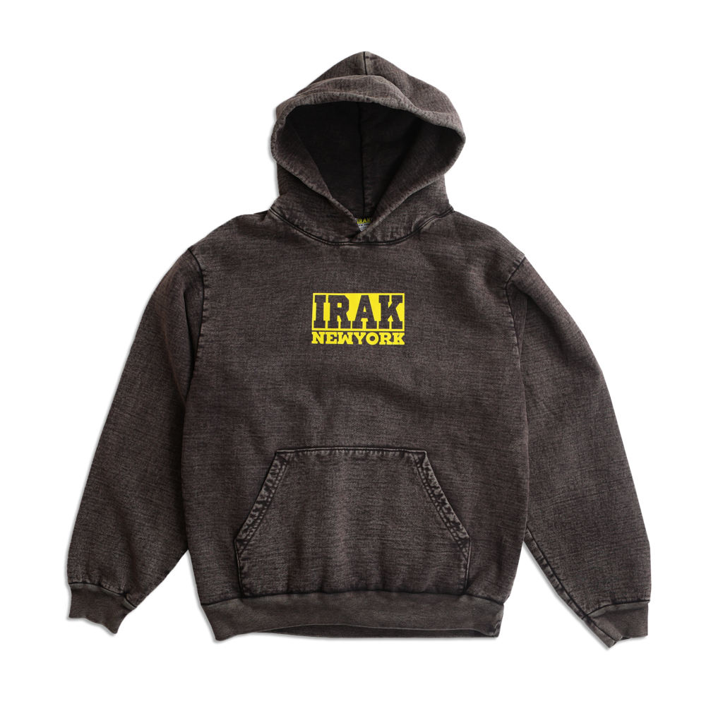 IRAK IRAK Logos Hoody Cocoa Mineral Wash