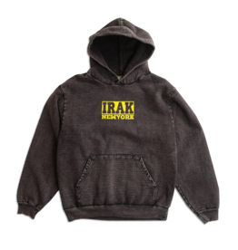 IRAK IRAK Logos Hoody Cocoa Mineral Wash