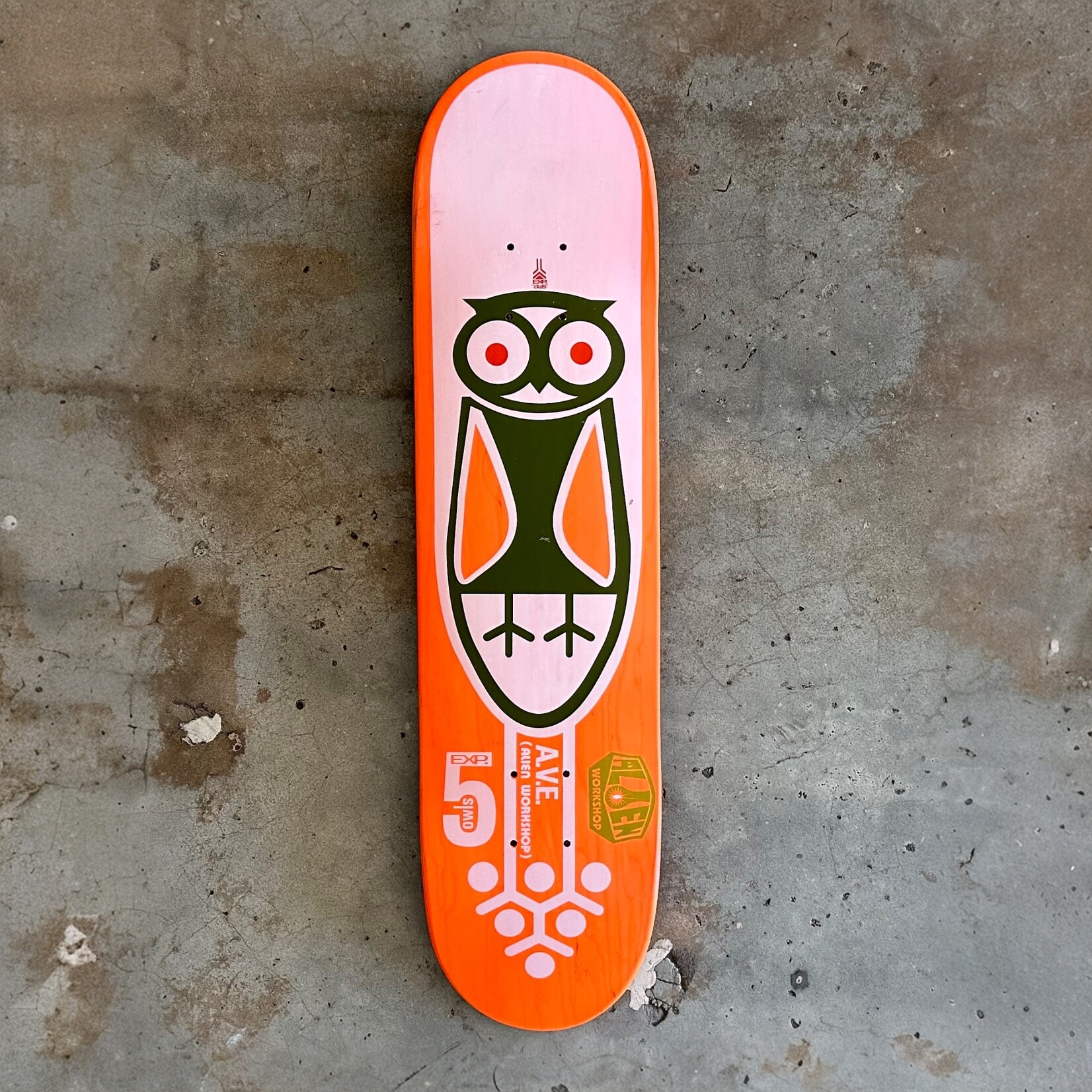 Alien Workshop Alien Workshop Anthony Van Engelen 5 Owls Series Board 7.5”