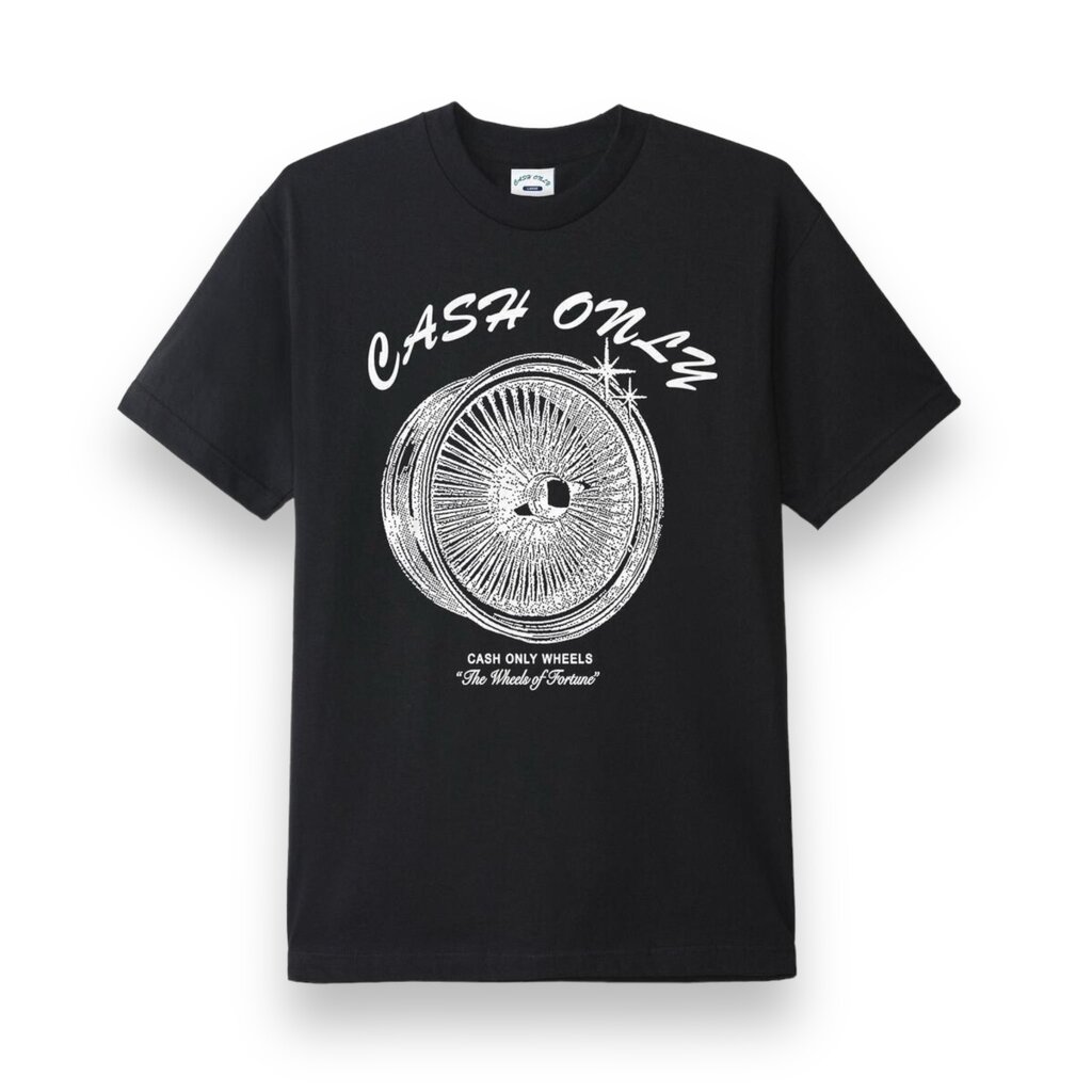 CASH ONLY Cash Only Wheels Tee Black
