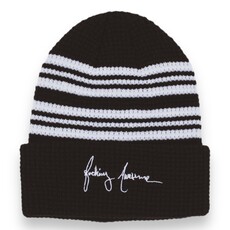 Fucking Awesome FA Cursive Cuff Waffle Beanie Black