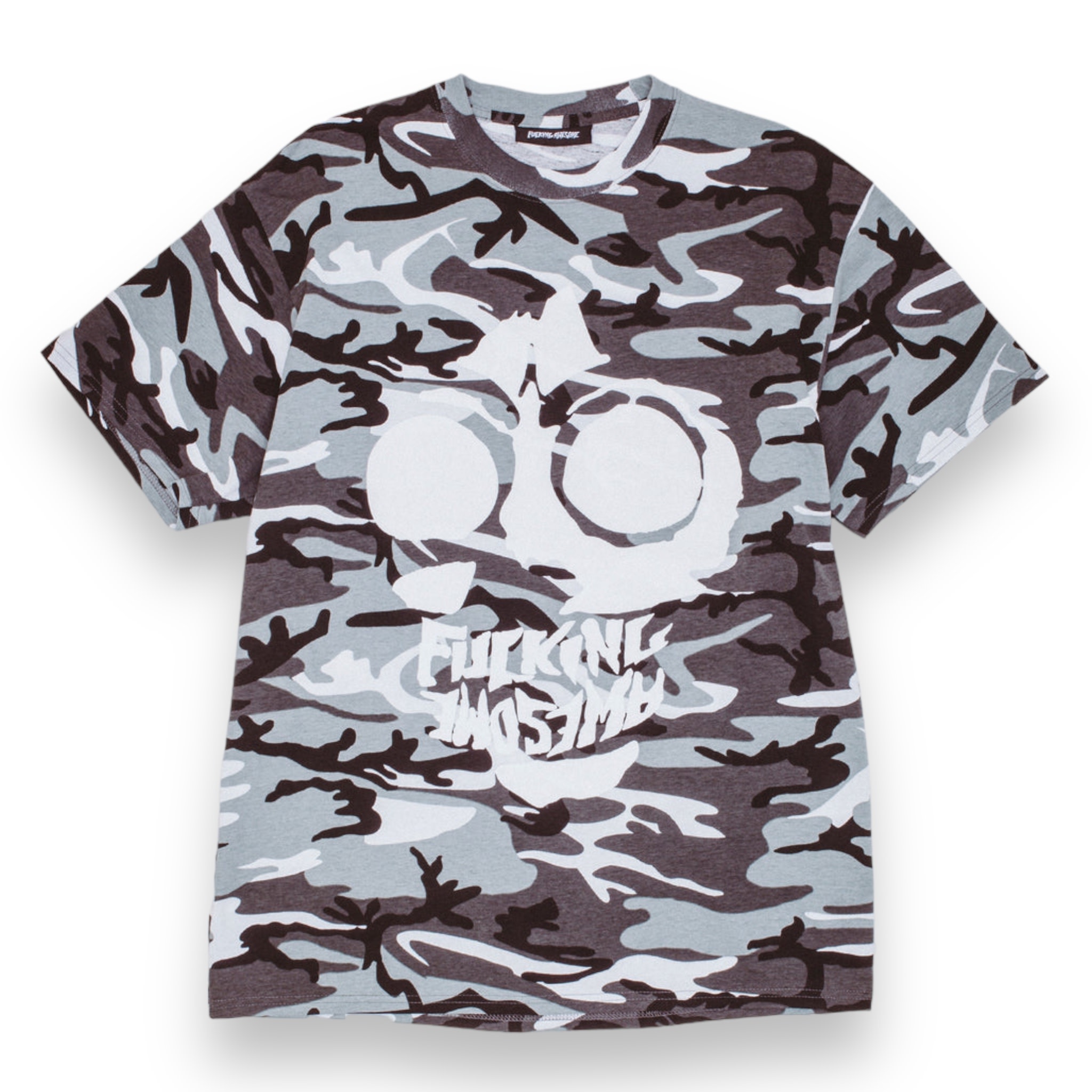 【FUCKING AWESOME】 SEOUL CAMOUFLAGE TEE (FA CAMO DESERT) FA Fangs Tee Camo - Post Modern Skate Shop