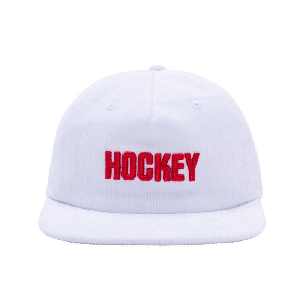 Hockey Hockey Corduroy 5-Panel Hat White