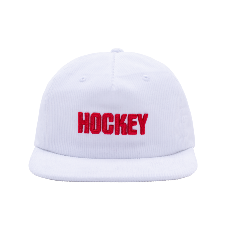 Hockey Hockey Corduroy 5-Panel Hat White