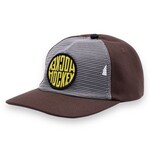 Hockey Hockey Reverse Trucker Sewer Hat Brown