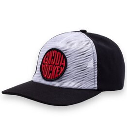 Hockey Hockey Reverse Trucker Sewer Hat Black