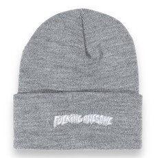 Fucking Awesome FA Little Stamp Embroidered Beanie Grey Heather