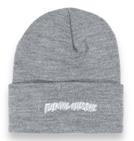 Fucking Awesome FA Little Stamp Embroidered Beanie Grey Heather