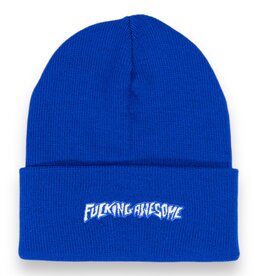 Fucking Awesome FA Little Stamp Embroidered Beanie Royal Blue