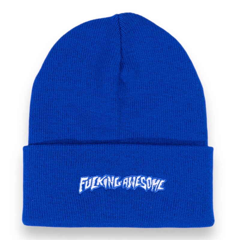 Fucking Awesome FA Little Stamp Embroidered Beanie Royal Blue