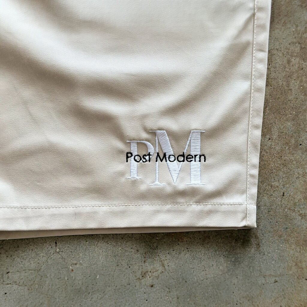 Post Modern Post Modern PMCK Embroidered Leisure Shorts Bone