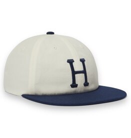 HUF Worldwide HUF Classic H Panel 6 Panel Strapback Hat Linen