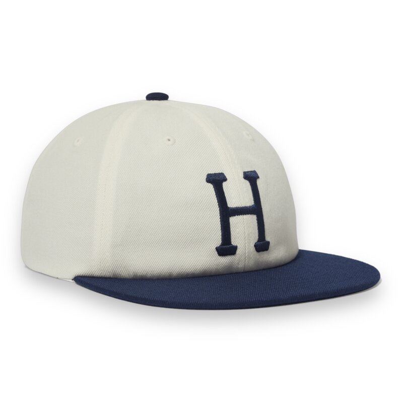 HUF Worldwide HUF Classic H Panel 6 Panel Strapback Hat Linen