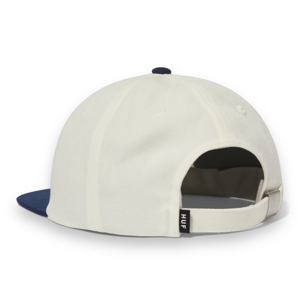 HUF Worldwide HUF Classic H Panel 6 Panel Strapback Hat Linen