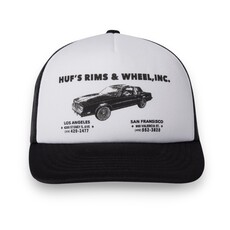 HUF Worldwide HUF Rim & Wheels Trucker Hat Black