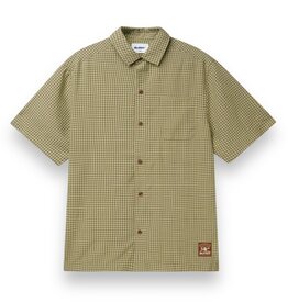 Butter Goods Butter Gingham S/S Shirt Lime/Mauve